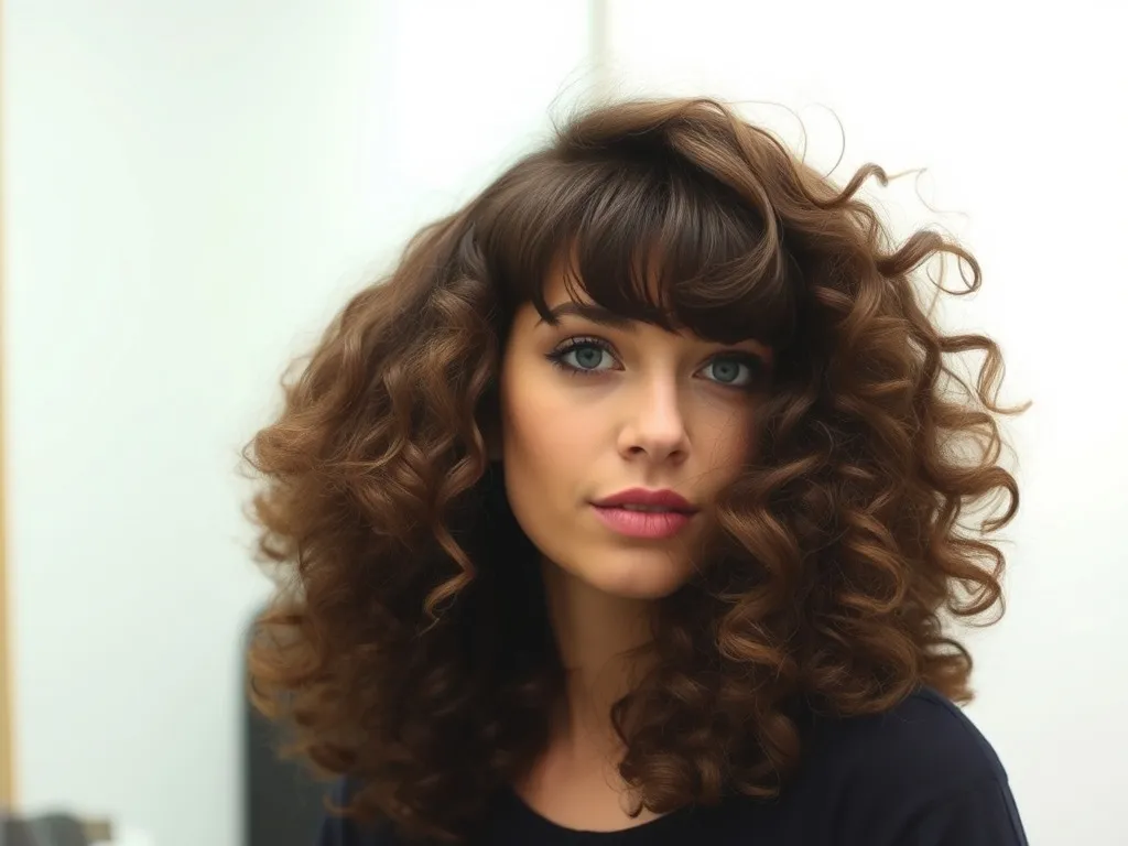 Fryzury na kręcone włosy z grzywką – inspiracje i porady stylizacyjne