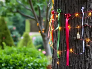 Jak ozdobić pień drzewa w ogrodzie? Praktyczne pomysły i inspiracje