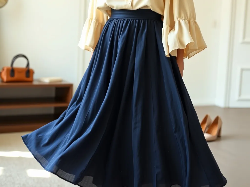 Jaka bluzka do granatowej spódnicy? Przewodnik po stylizacjach